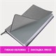 Ежедневник недатированный А5 138х213 мм BRAUBERG "Metallic", под кожу, 136 л., гибкий, серебряный, 113377 113377