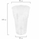 Одноразовый стакан 500 мл, КОМПЛЕКТ 50 шт., прозрачный, полипропилен (ПП), БЮДЖЕТ, LAIMA, 608022, ЮП 608022