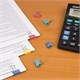 Зaжимы для бумаг STAFF "Profit", КОМПЛЕКТ 12 шт., 19 мм, на 60 листов, цветные, картонная коробка, 225156 225156