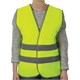Жилет сигнальный, 2 светоотражающие полосы, ЛИМОННЫЙ, XL (52-54), ГРАНДМАСТЕР, 610840 610840