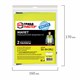 Жилет сигнальный, 2 светоотражающие полосы, ЛИМОННЫЙ, XL (52-54), ГРАНДМАСТЕР, 610840 610840