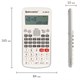 Калькулятор инженерный BRAUBERG SC-880-N, 417 функций, 10+2 разрядов, батарея, БЕЛЫЙ, 250526 250526