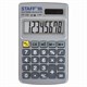 Калькулятор карманный металлический STAFF STF-1008 (103х62 мм), 8 разрядов, двойное питание, 250115 250115