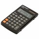 Калькулятор карманный BRAUBERG PK-865-BK (120x75 мм), 8 разрядов, двойное питание, ЧЕРНЫЙ, 250524 250524