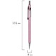 Карандаш механический 0,5 мм + грифели HB 12 штук на блистере, BRAUBERG "ROSE PINK", 181971 181971