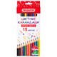 Карандаши цветные ПИФАГОР ЭКО "КЛАССИК", 12 цветов, шестигранные, 182048 182048