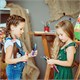 Карандаши цветные ЮНЛАНДИЯ "МИР ЖИВОТНЫХ", 12 цветов, шестигранные, грифель 3 мм, натуральное дерево, 181383 181383