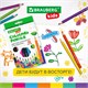 Карандаши цветные утолщенные BRAUBERG KIDS, 12 цветов, шестигранные, грифель 5 мм, натуральное дерево, 181878 181878
