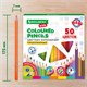 Карандаши цветные BRAUBERG KIDS NEW, 50 цветов, трехгранные, грифель 3 мм, 182004 182004