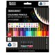 Карандаши цветные чёрное дерево BRAUBERG BLACK WOOD, 24 цвета, трехгранные, мягкий грифель 3 мм, 181949 181949