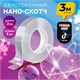 Многоразовая двухсторонняя прозрачная крепежная лента Скотч NANO tape 3 м х 30 мм, 2 мм, DASWERK, 607928 607928