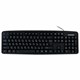 Клавиатура проводная SONNEN KB-8137, USB, 104 клавиши + 9 дополнительных, мультимедийная, черная, 512652 512652