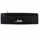 Клавиатура проводная SONNEN KB-8137, USB, 104 клавиши + 9 дополнительных, мультимедийная, черная, 512652 512652