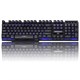 Клавиатура проводная SONNEN KB-7010, USB, 104 клавиши, LED-подсветка, черная, 512653 512653