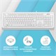 Клавиатура проводная A4TECH Fstyler FK10, USB, 104 кнопки, белая, 1147536 513919