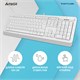 Клавиатура проводная A4TECH Fstyler FK10, USB, 104 кнопки, белая, 1147536 513919
