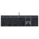 Клавиатура проводная A4TECH Fstyler FX50, USB, 109 кнопок, серая, 1624628 513918
