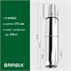 Газлифт BRABIX A-80 суперкороткий, ХРОМ, длина в открытом виде 305 мм, d50 мм, класс 2, 532003 532003