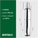 Газлифт BRABIX A-100 короткий, ХРОМ, длина в открытом виде 346 мм, d50 мм, класс 2, 532004 532004