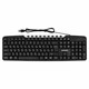Набор проводной SONNEN KB-S110, USB, клавиатура 113 клавиш, мышь 3 кнопки, 1000 dpi, черный/серебристый, 513854 513854