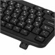 Набор проводной SONNEN KB-S110, USB, клавиатура 113 клавиш, мышь 3 кнопки, 1000 dpi, черный/серебристый, 513854 513854