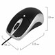 Набор проводной SONNEN KB-S110, USB, клавиатура 113 клавиш, мышь 3 кнопки, 1000 dpi, черный/серебристый, 513854 513854