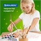 Краски акварельные BRAUBERG 12 цветов "Кот-Энтузиаст", медовые, круглые кюветы, 192553 192553