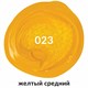 Краска акриловая художественная BRAUBERG ART CLASSIC, флакон 250 мл, ЖЕЛТАЯ СРЕДНЯЯ, 191714 191714