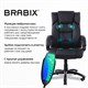 Кресло офисное BRABIX "Bliss MS-004", 6 массажных модулей, экокожа, черное, 532522 532522