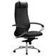 Кресло офисное МЕТТА "SAMURAI" KL-1.04, экокожа, черное 531532