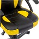 Кресло компьютерное BRABIX "Shark GM-203", экокожа, черное/желтое, 532514 532514