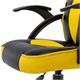 Кресло компьютерное BRABIX "Shark GM-203", экокожа, черное/желтое, 532514 532514
