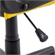 Кресло компьютерное BRABIX "Shark GM-203", экокожа, черное/желтое, 532514 532514