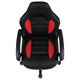 Кресло компьютерное BRABIX "Spark GM-201", экокожа, черное/красное, 532503 532503
