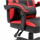Кресло компьютерное CROMEX "Start GM-105", две подушки, экокожа, черное/красное, 532957 532957