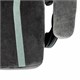 Кресло компьютерное BRABIX "Shooter GM-123", 2 подушки, ткань, серое, 533192 533192
