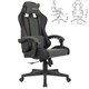 Кресло компьютерное BRABIX "Striker GM-121", синхромеханизм, 2 подушки, экокожа/велюр, черное/серое, 532961 532961