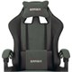 Кресло компьютерное BRABIX "Striker GM-121", синхромеханизм, 2 подушки, экокожа/велюр, черное/серое, 532961 532961