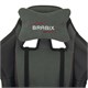 Кресло компьютерное BRABIX "Striker GM-121", синхромеханизм, 2 подушки, экокожа/велюр, черное/серое, 532961 532961