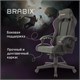 Кресло компьютерное BRABIX "Striker GM-121", синхромеханизм, 2 подушки, экокожа/велюр, черное/серое, 532961 532961