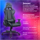 Кресло компьютерное BRABIX "GT Carbon GM-115", две подушки, экокожа, черное, 531932 531932