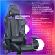 Кресло компьютерное BRABIX "GT Carbon GM-115", две подушки, экокожа, черное, 531932 531932