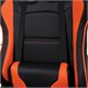 Кресло компьютерное BRABIX "GT Racer GM-100", две подушки, экокожа, черное/оранжевое, 531925 531925