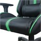 Кресло компьютерное BRABIX "GT Carbon GM-120", две подушки, экокожа, черное/зеленое, 531929 531929