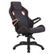 Кресло компьютерное BRABIX "Techno Pro GM-003", ткань, черное/серое, вставки оранжевые, 531813 531813