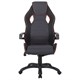 Кресло компьютерное BRABIX "Techno Pro GM-003", ткань, черное/серое, вставки оранжевые, 531813 531813
