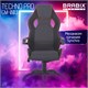 Кресло компьютерное BRABIX "Techno Pro GM-003", ткань, черное/серое, вставки оранжевые, 531813 531813