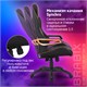 Кресло компьютерное BRABIX "Techno Pro GM-003", ткань, черное/серое, вставки оранжевые, 531813 531813