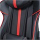 Кресло компьютерное BRABIX "GT Carbon GM-120", две подушки, экокожа, черное/красное, 531931 531931