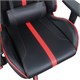Кресло компьютерное BRABIX "GT Carbon GM-120", две подушки, экокожа, черное/красное, 531931 531931